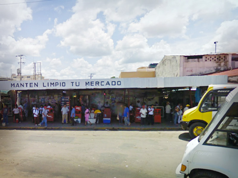 Mercado lleno