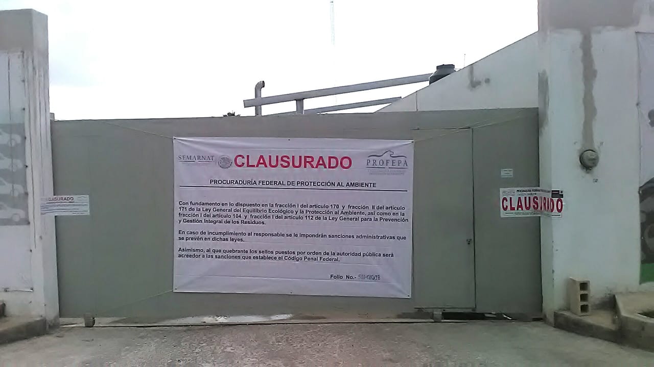 PROFEPA Clausura taller mecánico may18