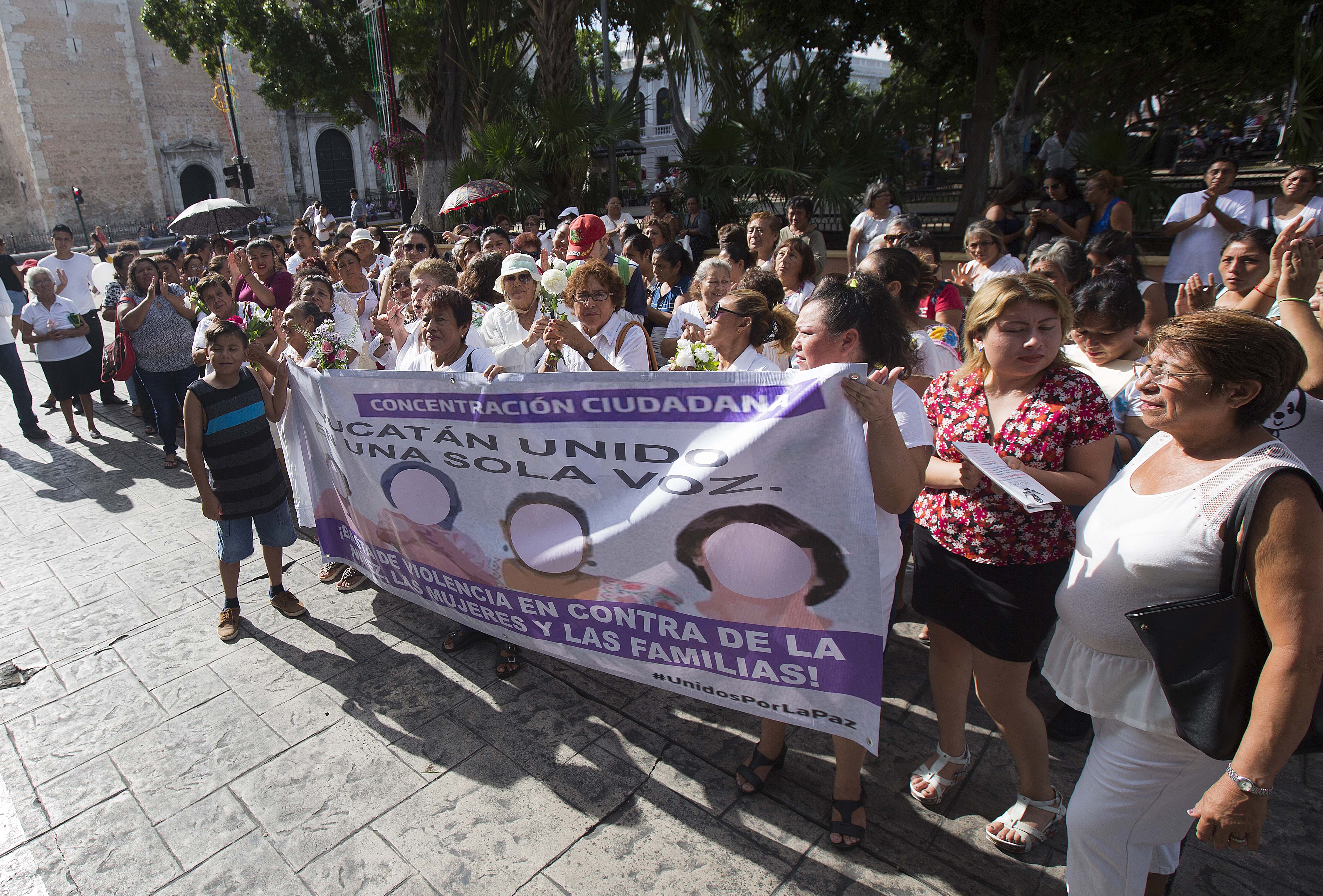 Protesta por feminicidios