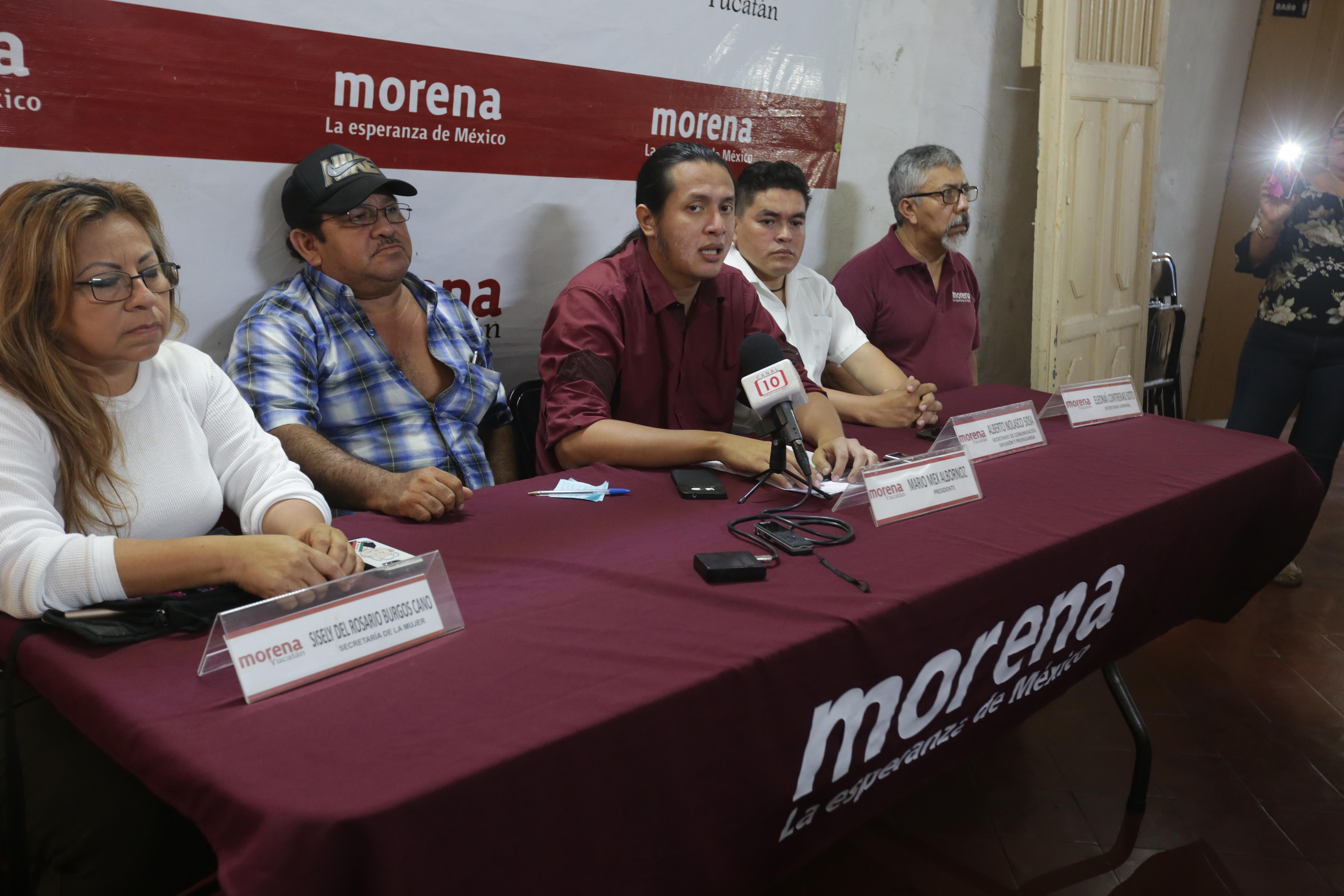 Rueda de prensa Morena