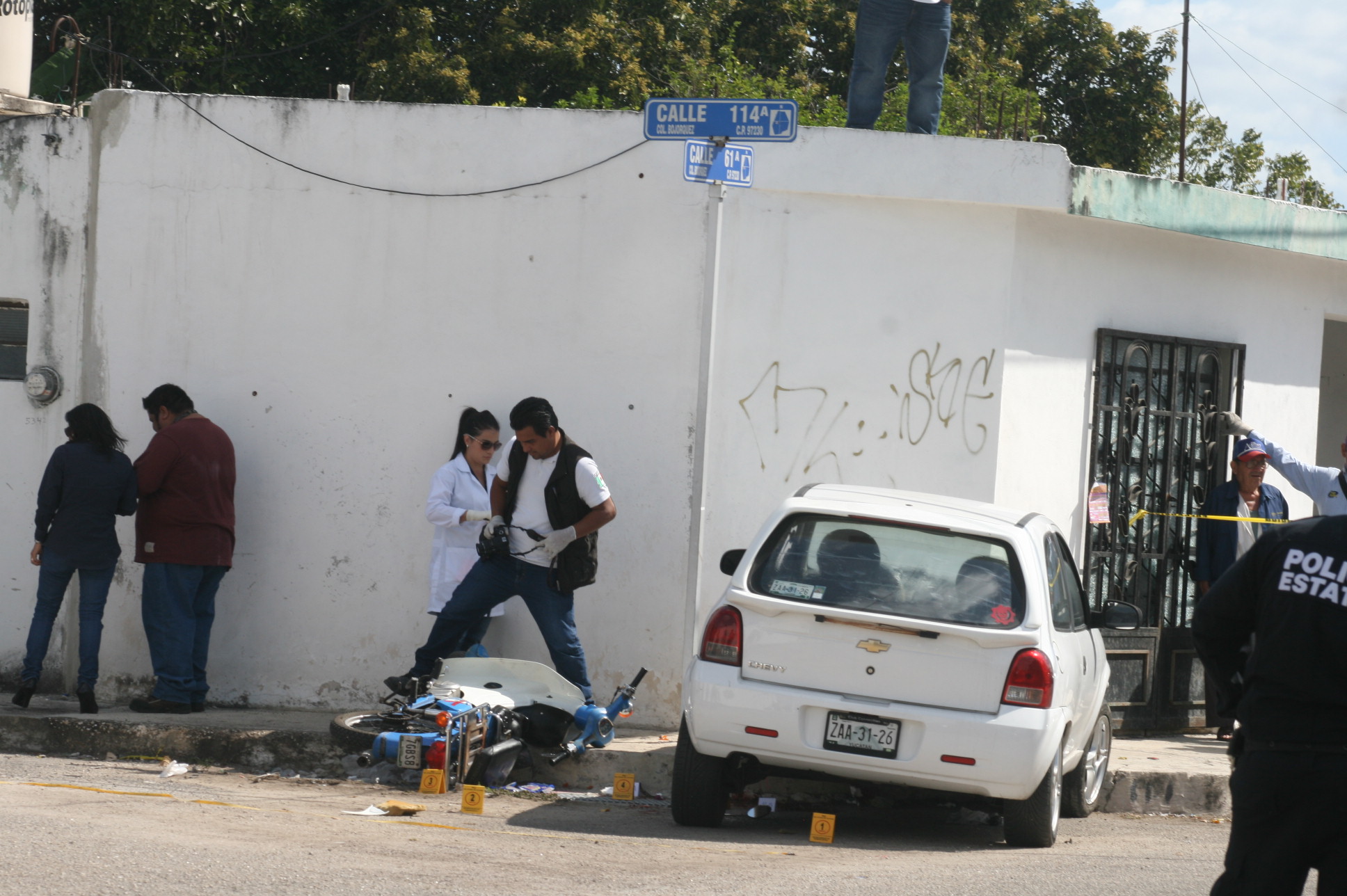 Accidente muere motociclista