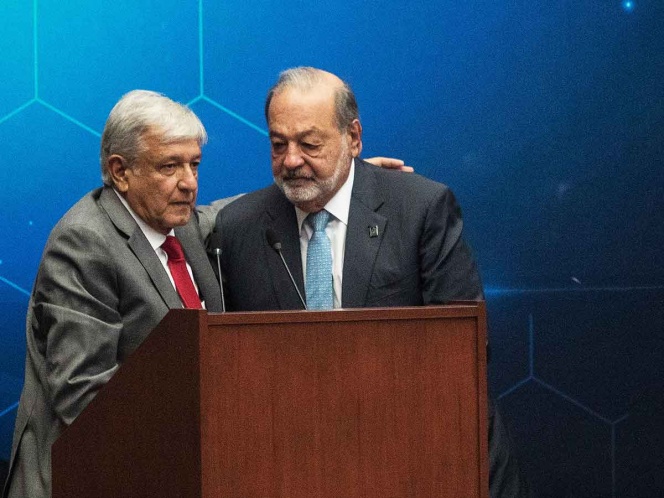 Slim y amlo