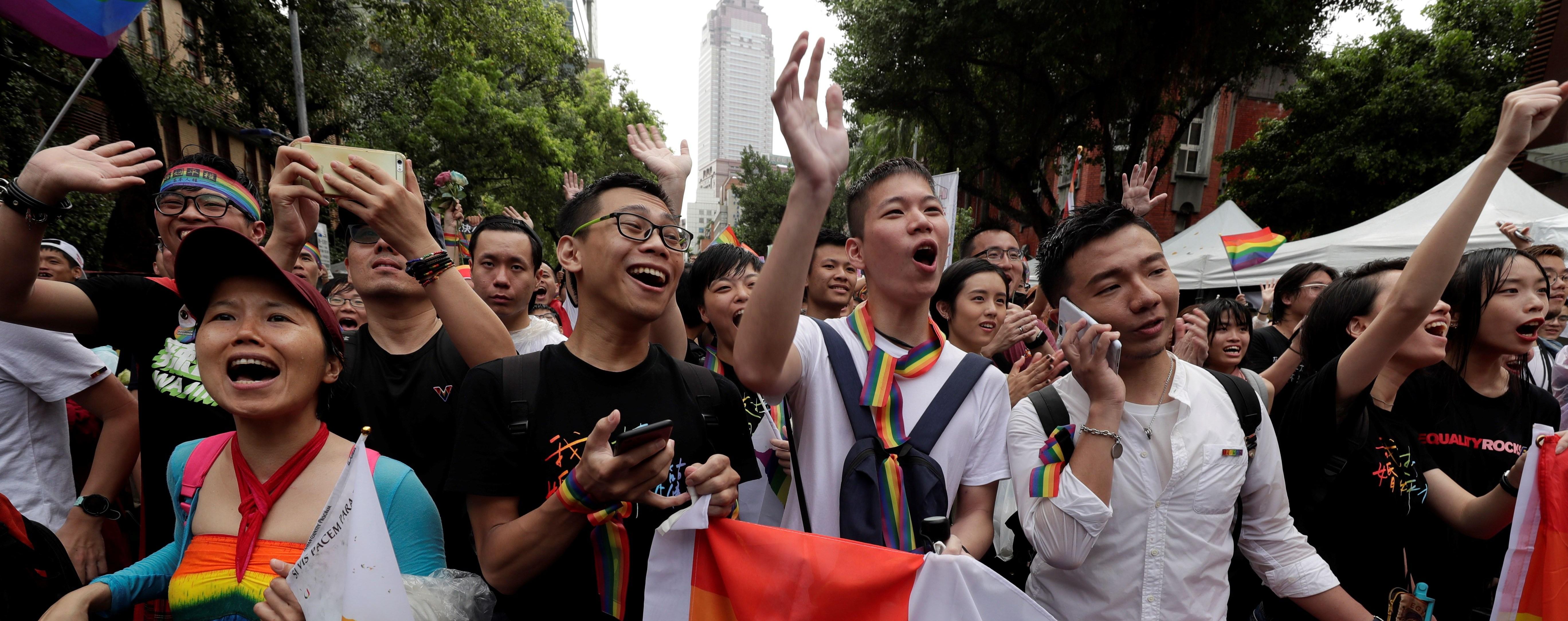 Taiwán se convierte en el primer país de Asia en legalizar el matrimonio gay