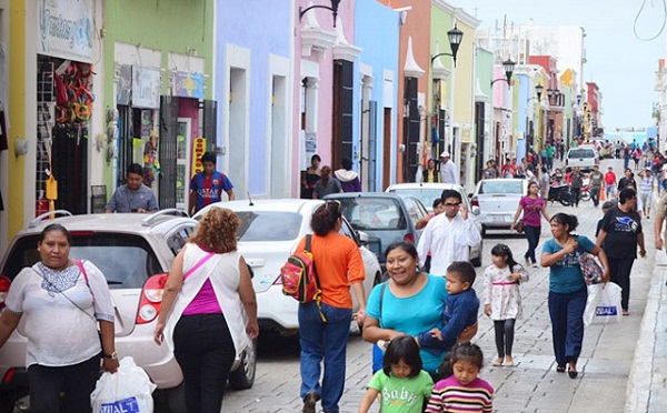 Campeche comercios llenos por navidad