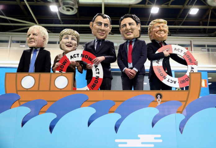 Activists protest during U.N. Climate Change Conference (COP25) in Madrid