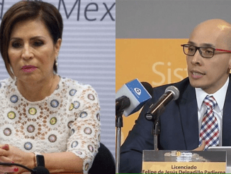 Rosario Robles y el juez Felipe de Jesus Delgadillo