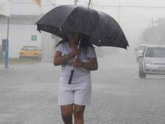 Lluvias en Yucatan por cristobal