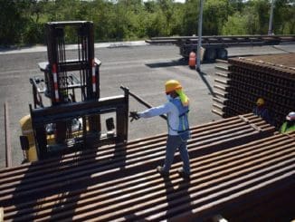 Material para el tren maya en Quintana Roo