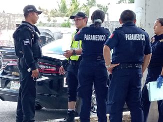 Policía atropellado