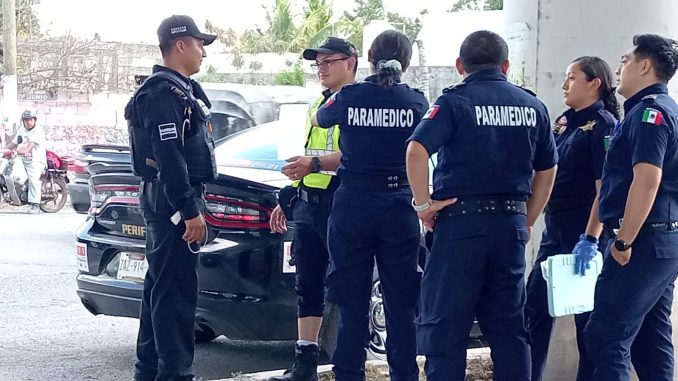 Policía atropellado